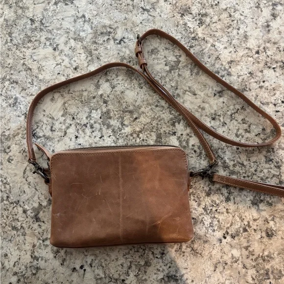 Frye Brown Leather Shoulder Bag - Picture 4 of 7